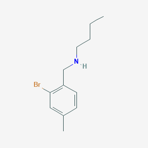 [(2-Bromo-4-methylphenyl)methyl](butyl)amine