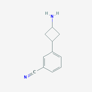 3-(3-Aminocyclobutyl)benzonitrile