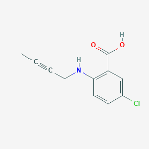 2-[(But-2-yn-1-yl)amino]-5-chlorobenzoic acid