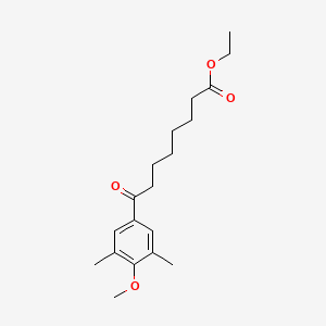 Ethyl 8-(3,5-dimethyl-4-methoxyphenyl)-8-oxooctanoate