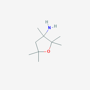 2,2,3,5,5-Pentamethyloxolan-3-amine