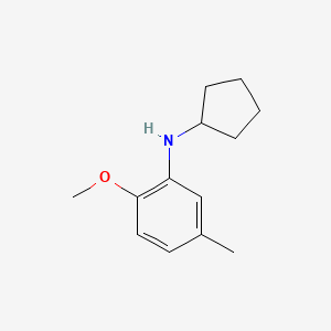 N-cyclopentyl-2-methoxy-5-methylaniline