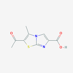 2-Acetyl-3-methylimidazo[2,1-b][1,3]thiazole-6-carboxylic acid