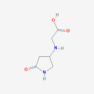 2-[(5-Oxopyrrolidin-3-yl)amino]acetic acid