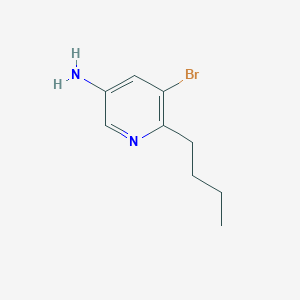 5-Bromo-6-butylpyridin-3-amine