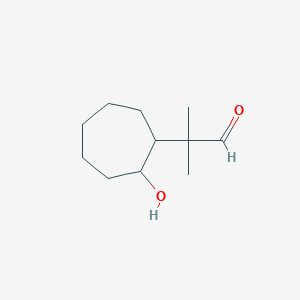 2-(2-Hydroxycycloheptyl)-2-methylpropanal