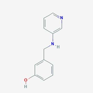 3-{[(Pyridin-3-yl)amino]methyl}phenol