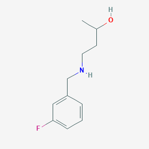 4-{[(3-Fluorophenyl)methyl]amino}butan-2-ol