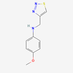 4-Methoxy-N-(1,2,3-thiadiazol-4-ylmethyl)aniline