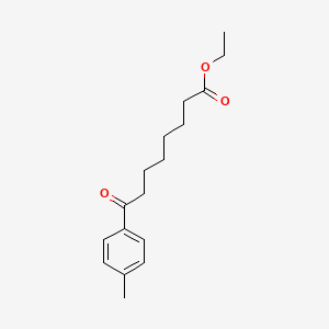 molecular formula C17H24O3 B1325887 8-(4-甲基苯基)-8-氧代辛酸乙酯 CAS No. 898751-62-7