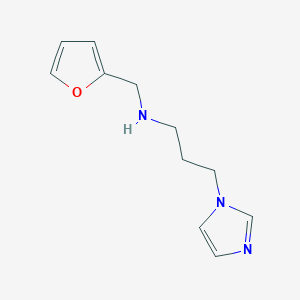 (Furan-2-ylmethyl)[3-(1H-imidazol-1-yl)propyl]amine