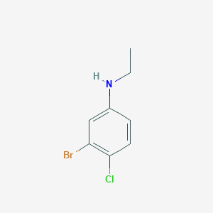 3-bromo-4-chloro-N-ethylaniline