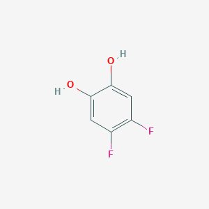 molecular formula C6H4F2O2 B132589 4,5-二氟苯-1,2-二酚 CAS No. 147300-08-1