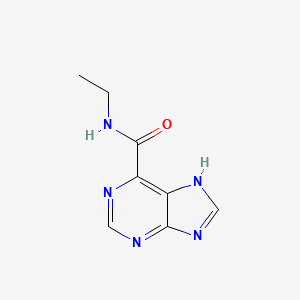 molecular formula C8H9N5O B13258960 N-Ethyl-9H-purine-6-carboxamide 