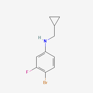 4-bromo-N-(cyclopropylmethyl)-3-fluoroaniline