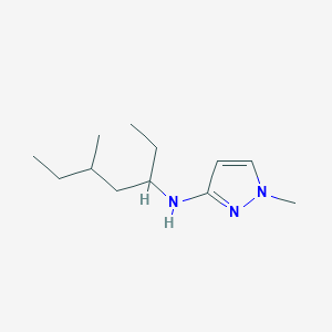 molecular formula C12H23N3 B13258983 1-Methyl-N-(5-methylheptan-3-yl)-1H-pyrazol-3-amine 