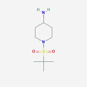 1-(2-Methylpropane-2-sulfonyl)piperidin-4-amine