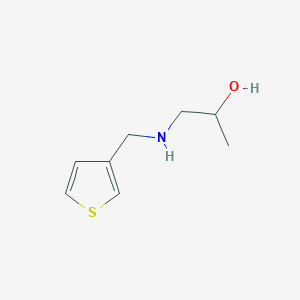 1-[(Thiophen-3-ylmethyl)amino]propan-2-ol