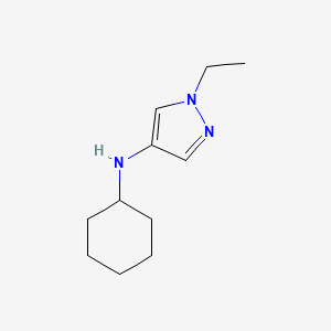 N-cyclohexyl-1-ethyl-1H-pyrazol-4-amine