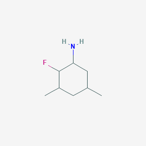 2-Fluoro-3,5-dimethylcyclohexan-1-amine