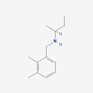 molecular formula C13H21N B13259183 (Butan-2-yl)[(2,3-dimethylphenyl)methyl]amine 