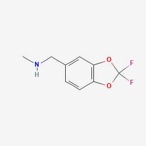 1,3-Benzodioxole-5-methanamine, 2,2-difluoro-N-methyl-