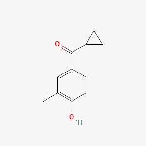 4-Cyclopropanecarbonyl-2-methylphenol