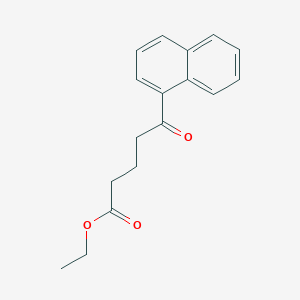 molecular formula C17H18O3 B1325924 乙酸5-(1-萘基)-5-氧代戊酸乙酯 CAS No. 40335-93-1