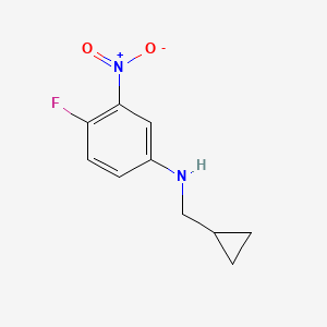 N-(cyclopropylmethyl)-4-fluoro-3-nitroaniline