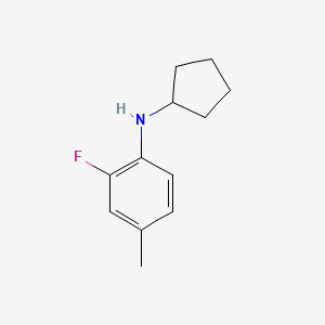 N-cyclopentyl-2-fluoro-4-methylaniline