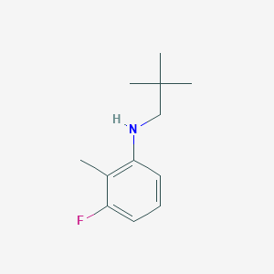 N-(2,2-dimethylpropyl)-3-fluoro-2-methylaniline