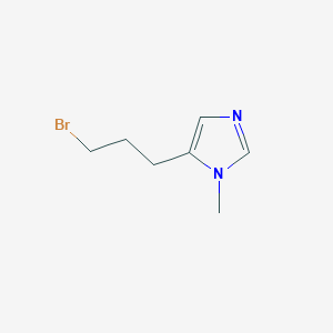 5-(3-Bromopropyl)-1-methyl-1H-imidazole