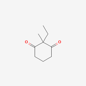 molecular formula C9H14O2 B13259414 2-Ethyl-2-methylcyclohexane-1,3-dione 