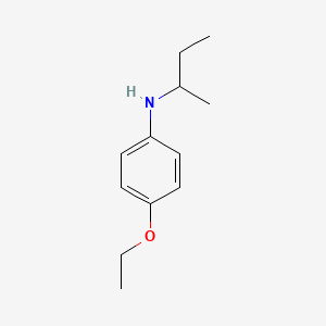 molecular formula C12H19NO B13259434 N-(Butan-2-yl)-4-ethoxyaniline 