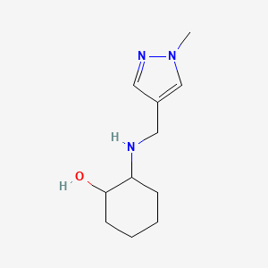 2-{[(1-methyl-1H-pyrazol-4-yl)methyl]amino}cyclohexan-1-ol