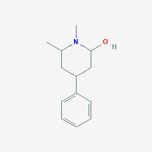 1,6-Dimethyl-4-phenylpiperidin-2-ol