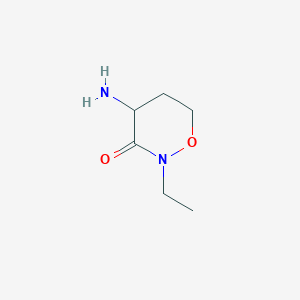 4-Amino-2-ethyl-1,2-oxazinan-3-one