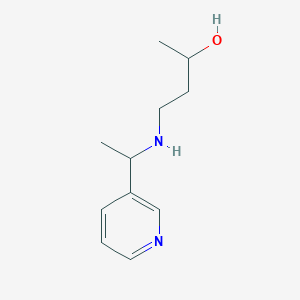 4-{[1-(Pyridin-3-yl)ethyl]amino}butan-2-ol