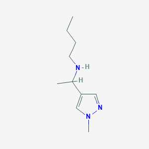 Butyl[1-(1-methyl-1H-pyrazol-4-yl)ethyl]amine