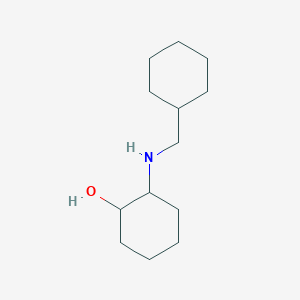 2-[(Cyclohexylmethyl)amino]cyclohexan-1-ol