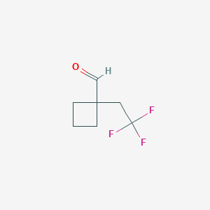 1-(2,2,2-Trifluoroethyl)cyclobutane-1-carbaldehyde