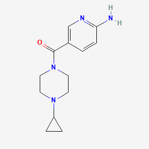 5-(4-Cyclopropylpiperazine-1-carbonyl)pyridin-2-amine