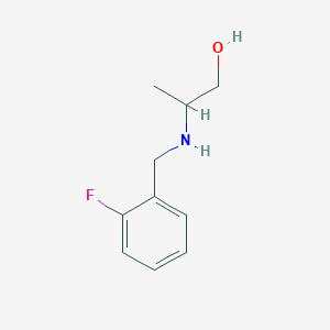 2-{[(2-Fluorophenyl)methyl]amino}propan-1-ol