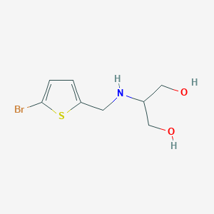 2-{[(5-Bromothiophen-2-yl)methyl]amino}propane-1,3-diol