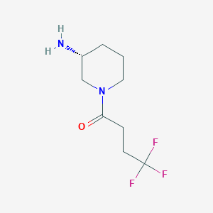 1-[(3R)-3-Aminopiperidin-1-yl]-4,4,4-trifluorobutan-1-one