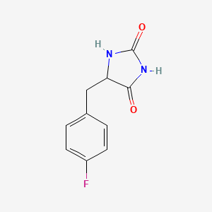 5-[(4-Fluorophenyl)methyl]imidazolidine-2,4-dione