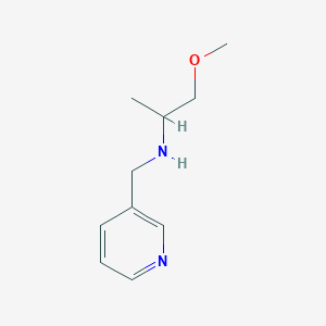 (1-Methoxypropan-2-YL)(pyridin-3-ylmethyl)amine