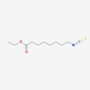 molecular formula C11H19NO2S B13259647 Octanoic acid, 8-isothiocyanato-, ethyl ester 