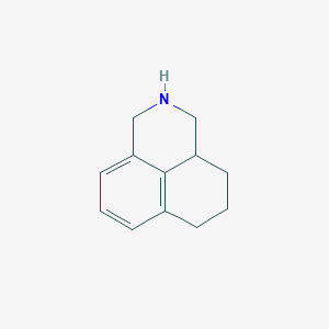 molecular formula C12H15N B13259679 2,3,3a,4,5,6-Hexahydro-1h-benz[de]isoquinoline 