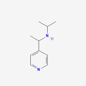 (Propan-2-yl)[1-(pyridin-4-yl)ethyl]amine